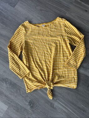 Old Navy Tie Front Top